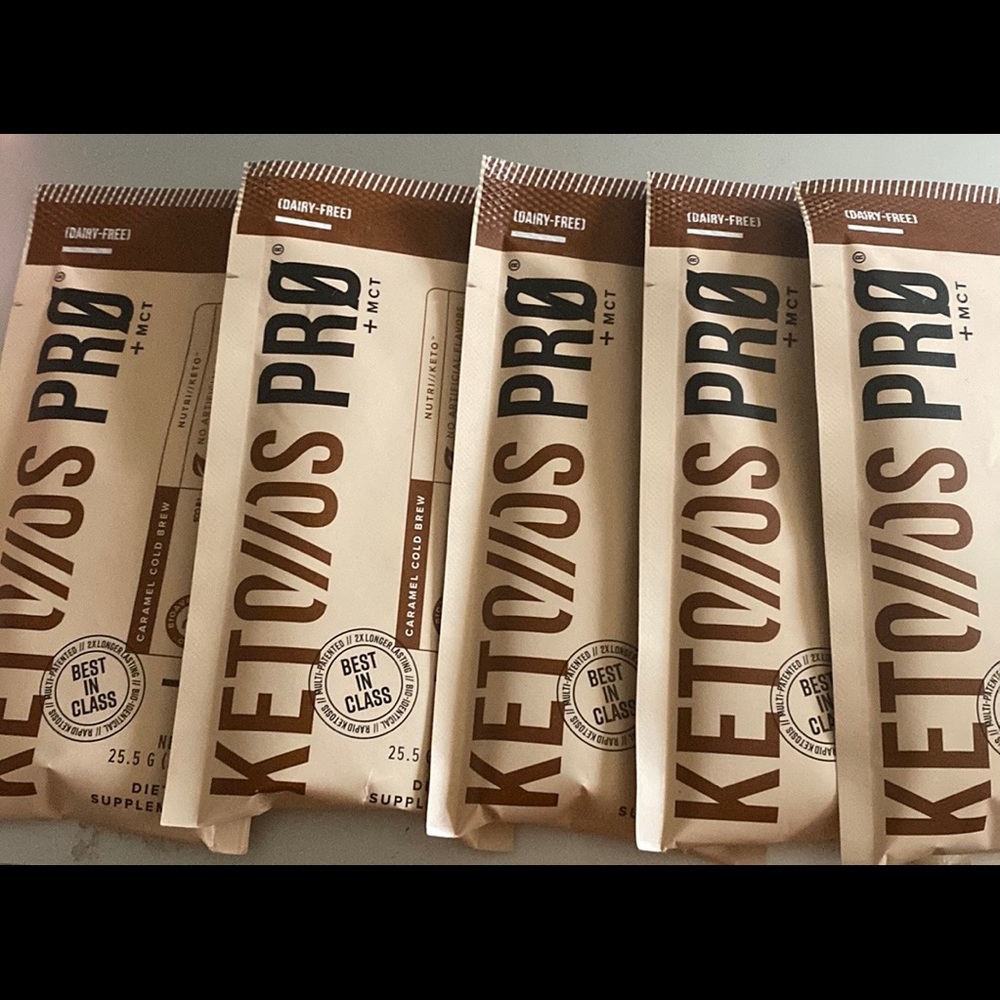 Pruvit Keto/os pro Carmel cold brew